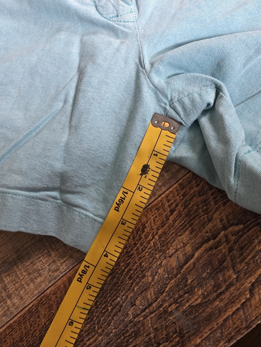 J. Crew City Fit Light Blue Chino Shorts - Size 6 - Picture 5 of 7